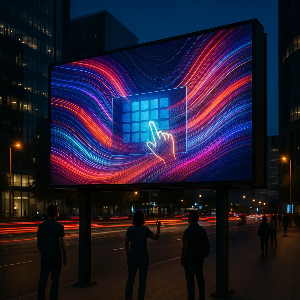 Digital billboard in Dubai